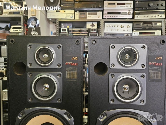 Тонколони JVC SP-X 660 – Мащабен звук от златната ера на японското Hi-Fi, снимка 6 - Тонколони - 54690409