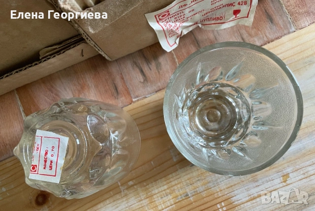 12 броя чаши “Кварц” Сливен първо качество., снимка 4 - Чаши - 54216433