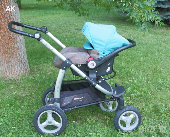 Детска количка Espiro Enzo Evo 2 в 1 + столче за кола Enzo Neo, снимка 7 - Детски колички - 55014917