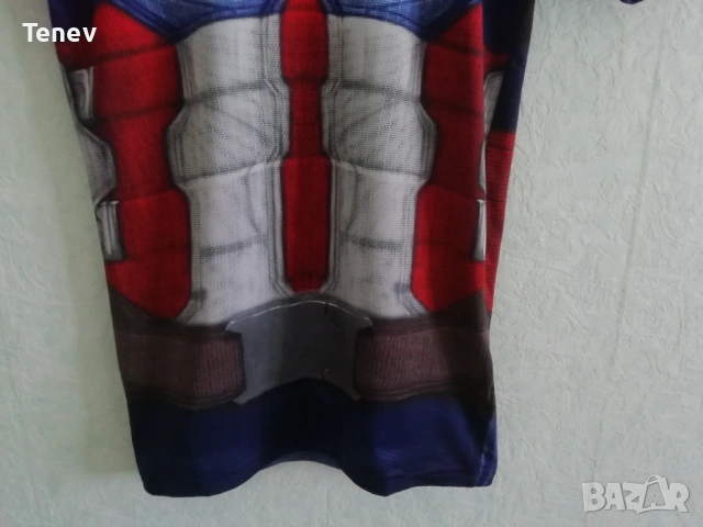 Under Armour Captain America The Avengers Compression Marvel Civil War оригинална нова тениска мъжка, снимка 5 - Тениски - 42278999