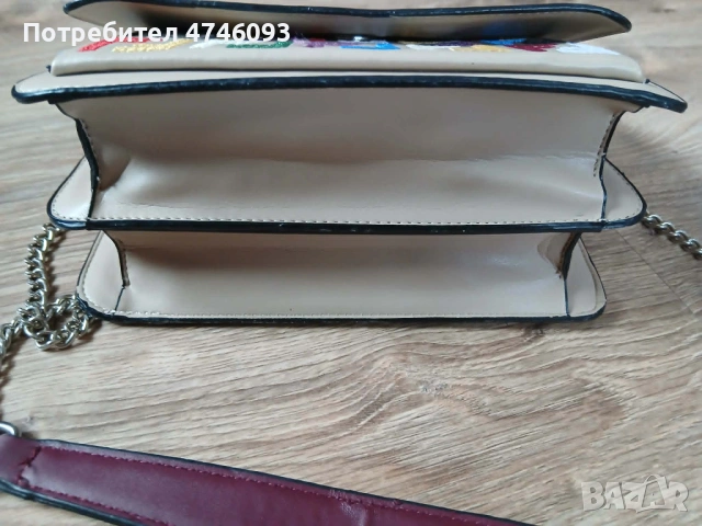 Стилна дамска чанта Fendi– Многоцветна бродерия, с верижка, снимка 10 - Чанти - 54877378