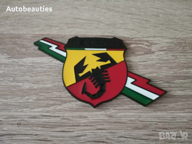 метална емблема Abarth със светкавица, снимка 4 - Аксесоари и консумативи - 54449348