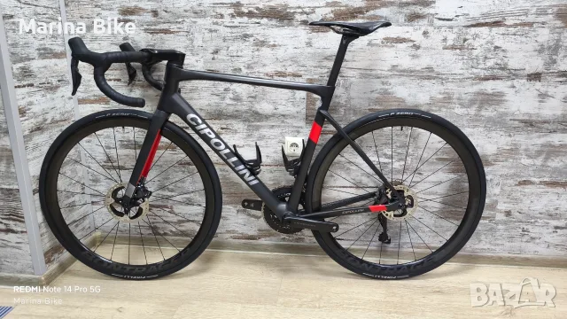 Карбонов шосеен велосипед Cipollini Dolomia Disc Ultegra Di2 Aeolus RSL 37 Carbon | L, снимка 12 - Велосипеди - 55335823