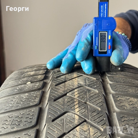 Комплект 4броя Гуми Pirelli Sottozero 3 245/45R18 100V DOT1723| Джанти 8Jx18H2-N ET43 A2134013700| Г, снимка 6 - Гуми и джанти - 54861986