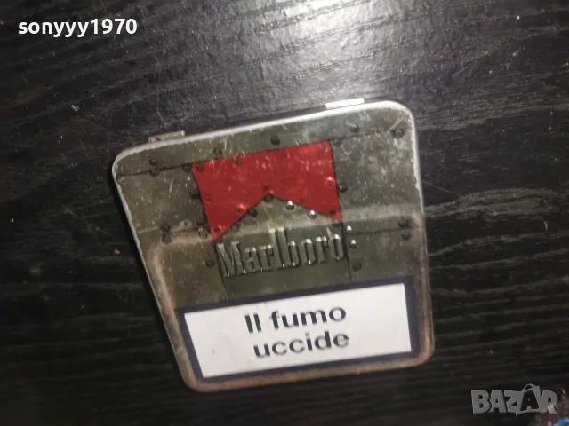 marlboro-стара метална кутия за цигари 1208261143, снимка 3 - Колекции - 55638678