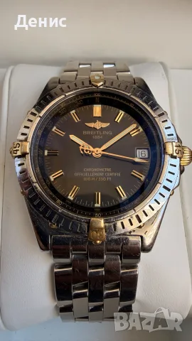 Breitling Wings Windrider B10350 Automatic COSC | Steel & 18K Gold | Оригинален, снимка 2 - Мъжки - 55359063