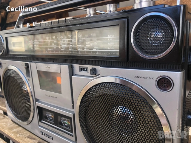 SANYO M9990K-(Japan)-работещ радиокасетофон., снимка 7 - Радиокасетофони, транзистори - 54081736