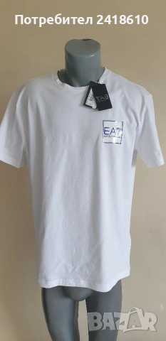 Emporio Armani EA7 Cotton Mens Size XL / 2XL НОВО! ОРИГИНАЛ! Мъжка Тениска, снимка 11 - Тениски - 54884072