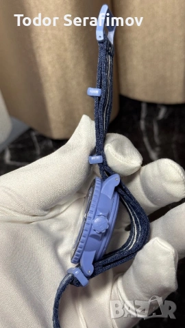 Blancpain X Swatch BIOCERAMIC SCUBA FIFTY FATHOMS COLLECTION Часовник, снимка 15 - Мъжки - 54720836
