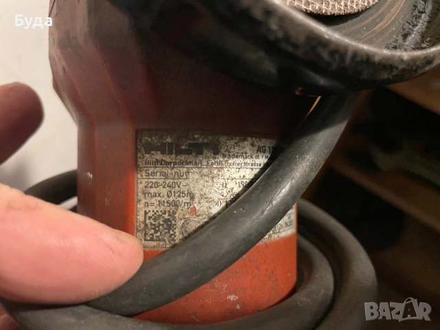 Hilti AG 125 SE ъглошлайф, снимка 3 - Ъглошлайфи - 54167857