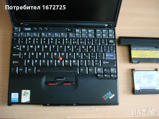 IBM Thinkpad X40 type 2371-8EU, снимка 3 - Части за лаптопи - 55050263