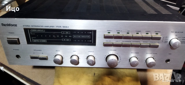 Reinforce HVA 8051 усилвател,отличен., снимка 8 - Ресийвъри, усилватели, смесителни пултове - 54682452