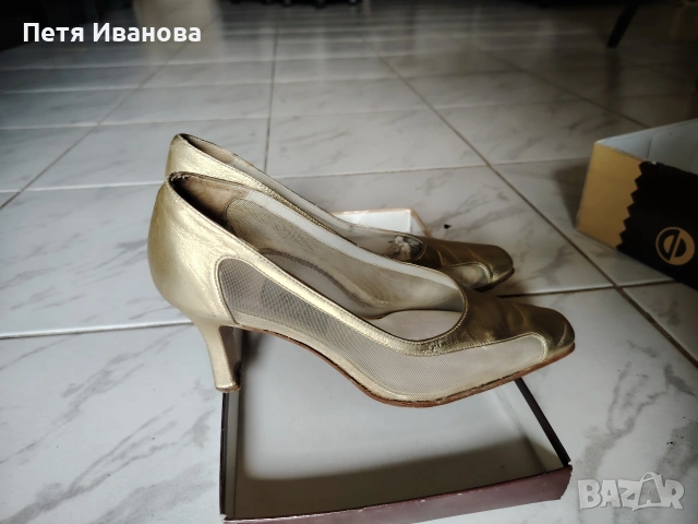 обувки на токчета от естествена кожа , снимка 8 - Дамски обувки на ток - 55124794
