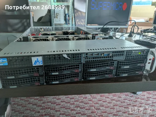 Сървъри Supermicro CSE-813M/825М 1U/2U (ASRock 32GB DDR4 / X10SLM-F 8GB DDR3)