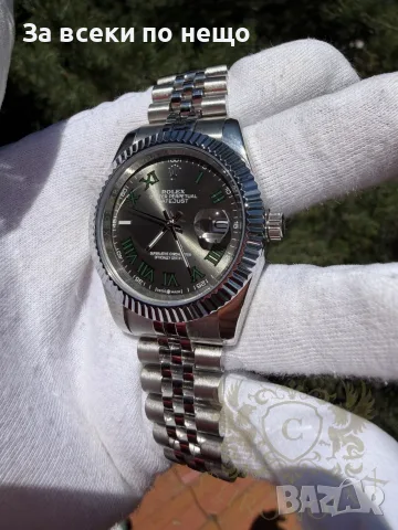 Rolex Wimbledon Мъжки Часовник С Автоматичен Механизъм Код Chronolux45, снимка 4 - Мъжки - 55645435