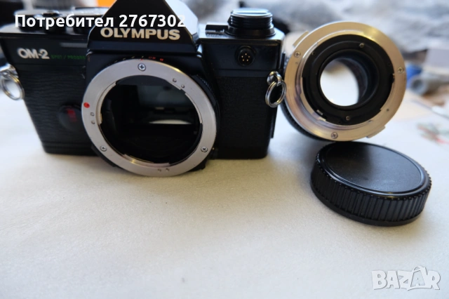 Olympus OM-2 & Olympus Zuiko Auto-T 85MM F2 MC Lens- OM Mount, снимка 8 - Фотоапарати - 53992072
