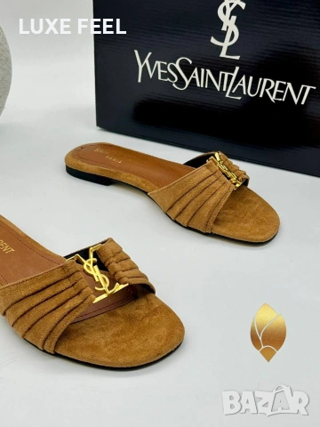 Yves Saint Laurent 💎Дамски Чехли , снимка 3 - Чехли - 53987560