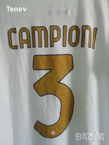 Napoli EA7 шампионска оригинална тениска фланелка памучна Наполи , снимка 4 - Тениски - 52899173
