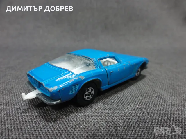 СТАРА РЕТРО МЕТАЛНА КОЛИЧКА ISO GRIFO MATCHBOX ENGLAND, снимка 4 - Колекции - 55662863