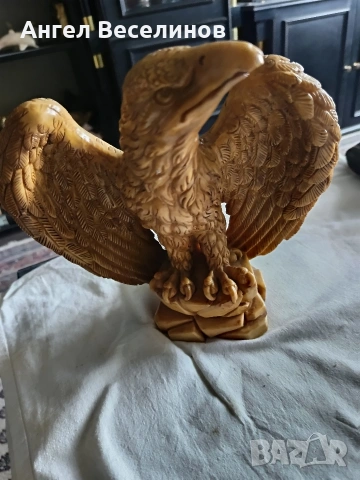 скулптура на орел от смола , снимка 4 - Декорация за дома - 54059942