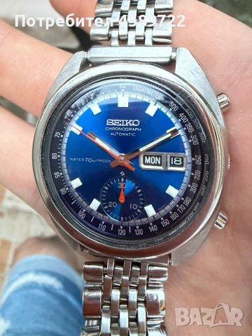 SEIKO Хронограф 1976, снимка 5 - Мъжки - 55137810
