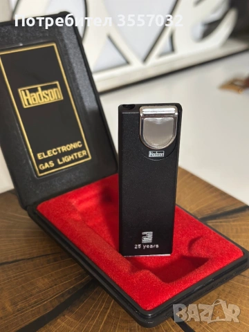 Ретро японска запалка Hadson с оригинална кутия (юбилейно издание) ЧИСТО НОВА!!! , снимка 3 - Антикварни и старинни предмети - 54672199