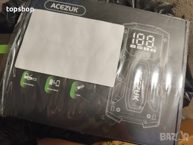 Чисто нов запечатан в целофан стартер за кола AIMAPOW A30 9000A / 2220mAh / 26.64Wh компресор 160psi, снимка 15 - Аксесоари и консумативи - 55382957