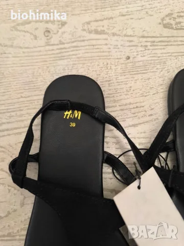 Сандали дамски H&M 39, снимка 2 - Сандали - 55351015