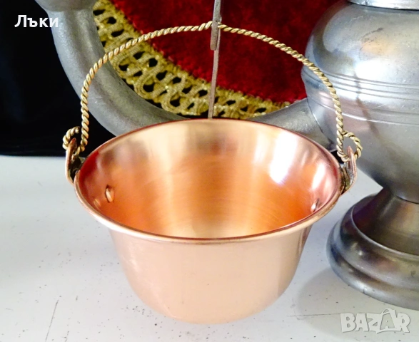 Медно котле,медна чаша за ракия,чиста червена мед. 