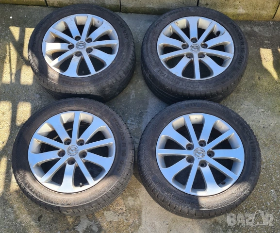Лети джанти за Mazda 205 55 16 цола 5х114 със летни гуми Continental
