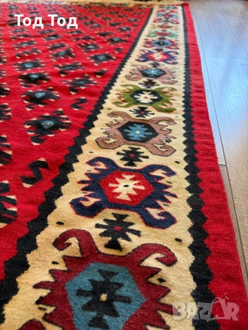 Чипровски килим Пиротчанки, снимка 9 - Килими - 54313543