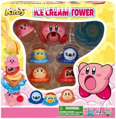 Нова Kirby Ice Cream Tower Балансираща Игра За Деца и Семейство Сладолед Кула 4 Играчa, снимка 9 - Други - 54346741