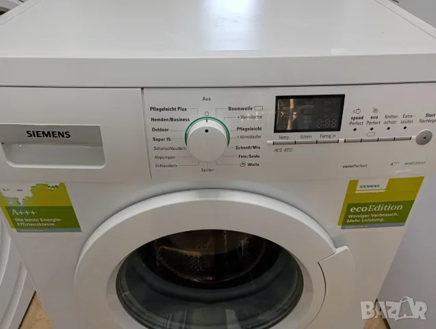 Пералня Сименс Siemens Eco Edition 7кг А +++ 2 години гаранция! , снимка 3 - Перални - 55363963