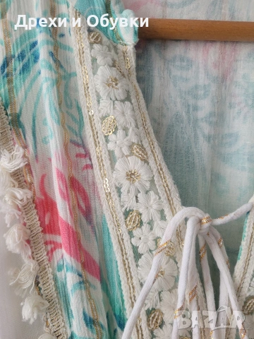 Лятна дълга бохо рокля , снимка 3 - Рокли - 54311145