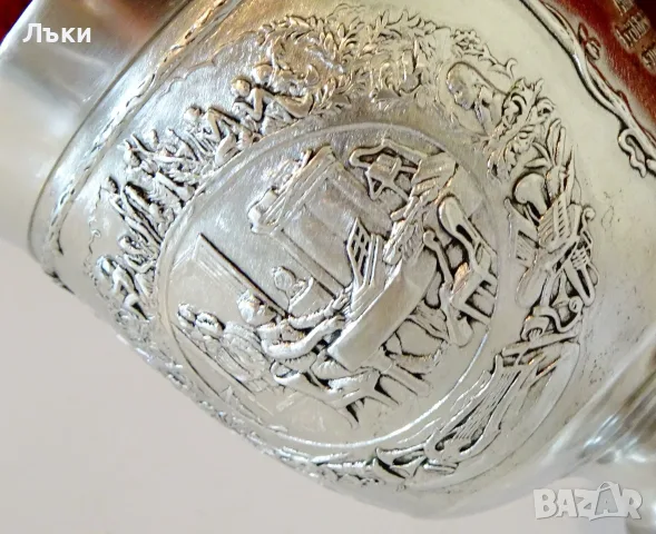 Калаен бокал WMF,лимитирана серия Gluckliches Biedermeier, снимка 12 - Антикварни и старинни предмети - 55448594