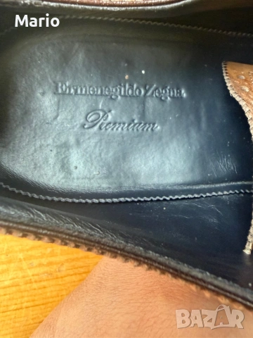 ERMENEGILDO ZEGNA мъжки обувки 43.5, снимка 10 - Официални обувки - 54571359