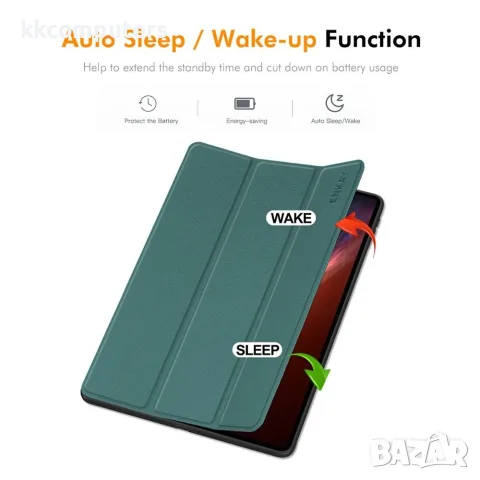 ENKAY HAT PRINCE за Honor MagicPad 4 / MagicPad 3 Pro 12.3" Кожен TPU Калъф Tri-Fold Стойка със Скри, снимка 5 - Калъфи, кейсове - 55525587