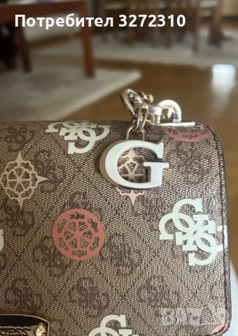 Дамска чанта Guess Eliette HWPS93 15210 бежова, снимка 12 - Чанти - 55381792