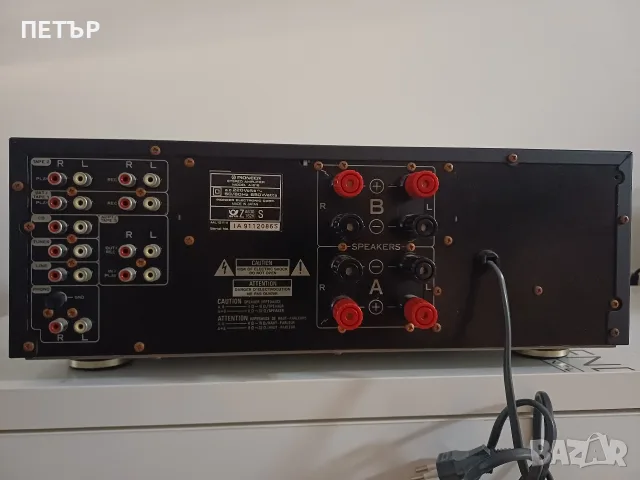  Pioneer A 616 . 650 W  14 кг . 42.0 х 16.2 х 423.5 усилватела е в много добро състояние, снимка 2 - Ресийвъри, усилватели, смесителни пултове - 55645222