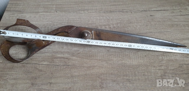 Големи шивашки ножици от началото на 20-ти век, снимка 5 - Антикварни и старинни предмети - 54008426