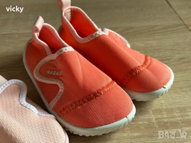 НОВИ Два чифта детски аква обувки - Decathlon и Nabaiji, размер 26 / 27, снимка 5 - Детски джапанки - 55336888
