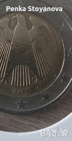 Монета 2 евро, 2002 А Германия , снимка 2 - Нумизматика и бонистика - 54644115