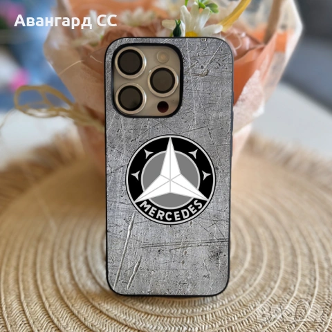 Силиконов Калъф за iPhone с лого Mercedes, снимка 12 - Калъфи, кейсове - 54611185