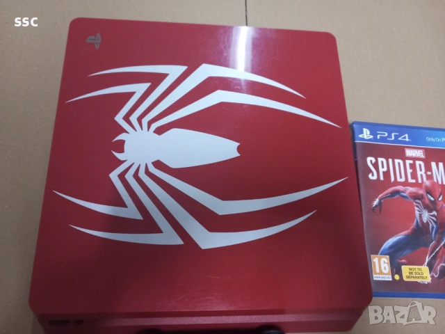 PS4 Slim 1TB SpiderMan Limited ED, снимка 2 - PlayStation конзоли - 54916897