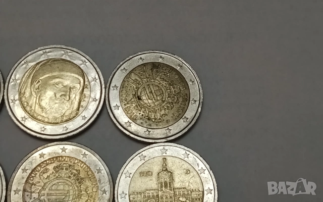 10 Колекционерски юбилейни монети от 2 евро , снимка 10 - Нумизматика и бонистика - 54992055