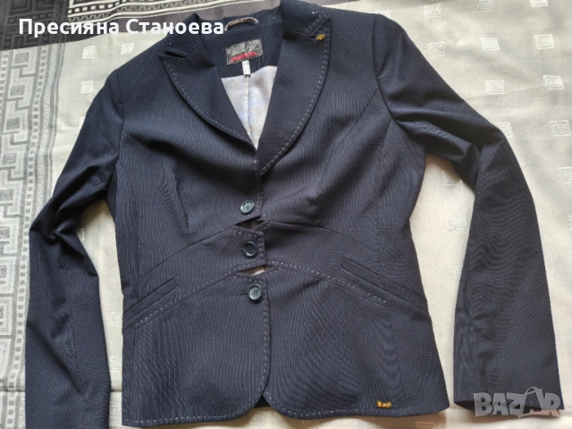 Дамско тъмно синьо костюм  KENSOL - размер BG 50, снимка 15 - Костюми - 54632168