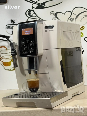 Кафемашина кафе автомат delonghi dinamica с гаранция, снимка 5 - Кафемашини - 54842620