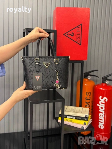 Guess Нова Стилна Дамска Чанта Различни Цветове Гес