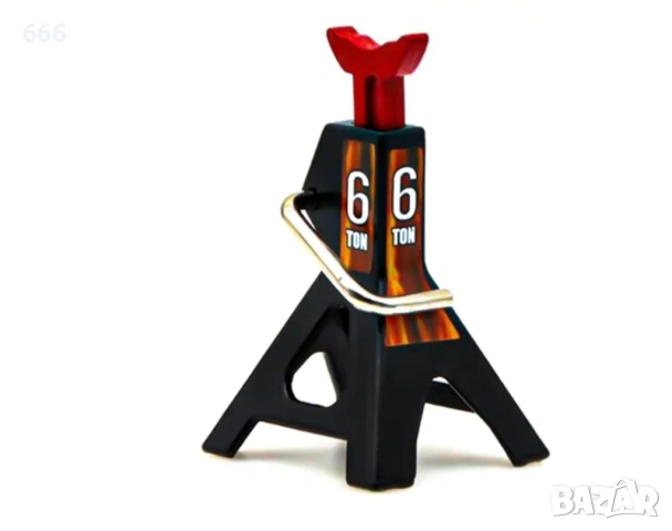 Реалистични модели на 6-тонови стойки за крик (2) за мащаб 1/10, 1/8 и скален катер, снимка 2 - Други стоки за дома - 54001390