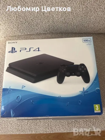 Playstation 4  slim 500 gb jetblack, снимка 6 - PlayStation конзоли - 55466454
